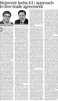 Reinvent India-EU approach to free trade agreement