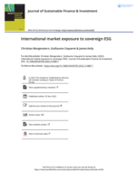 International market exposure to sovereign ESG