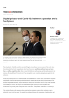 Digital privacy and Covid-19: Between a paradox and a hard place