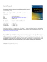 Environmental and social implications of incorporating carpooling service on a customized bus system