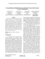 Conceptualization of Digital Twins in an Education Services Environment: A Straw Man Proposal