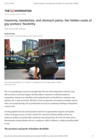 Insomnia, headaches, and stomach pains: The hidden costs of gig workers’ flexibility