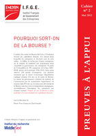 Pourquoi sort-on de la bourse ?