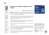 Shaping the Artificial Intelligence of the Future