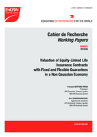 Valuation of Equity-Linked Life Insurance Contracts with Fixed and Flexible Guarantees in a Non Gaussian Economy
