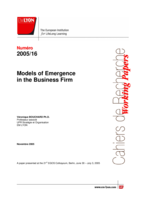 Models of emergence in the business firm
