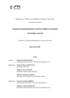 Temporal interdependencies and the multilevel dynamics of strategic renewal