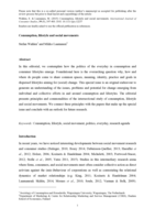 Consumption, lifestyle and social movements