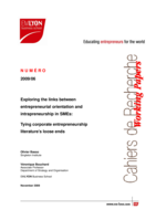 Exploring the links between entrepreneurial orientation and intrapreneurship in SMEs: Tying corporate entrepreneurship literature's loose ends