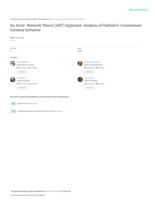 An Actor-Network Theory (ANT) Approach: Analysis of Turkish E-Government Gateway Initiative