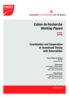 Coordination and Cooperation in Investment Timing with Externalities