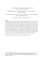 The scale-up process and the nascent board’s modus operandi: The role of attention and self-efficacy