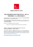 Management et comportement humain au service de la transformation digitale avec Thierry Nadisic