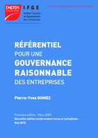 Référentiel pour une gouvernance raisonnable des entreprises: Edition 2015