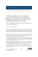 A Dynamic Model of Entrepreneurial Opportunity: Integrating Kirzner’s and Mises’s Approaches to Entrepreneurial Action
