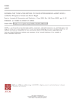 Refining the truncation method to solve heterogeneous-agent models