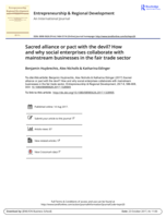 Sacred alliance or pact with the devil?: How and why social enterprises collaborate with mainstream businesses in the fair trade sector