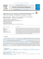 Adjustment and work outcomes of self-initiated expatriates in the United Arab Emirates: Development and testing of a model