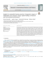 Insights for sustainable business practices: Comparative impact of independent and corporate venture capital funding on financial and environmental performance