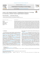 Access to the Corporate Investors' Complementary Resources: A Leverage for Innovation in Biotech Venture Capital-Backed Companies