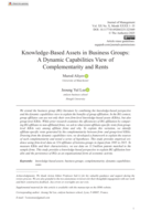 Knowledge-Based Assets in Business Groups: A Dynamic Capabilities View of Complementarity and Rents