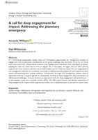 A call for deep engagement for impact: Addressing the planetary emergency