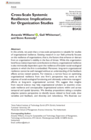 Cross-Scale Systemic Resilience: Implications for Organization Studies