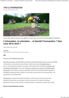 L’inhumation, la crémation… et bientôt l’humusation ? Que nous dit le droit ?