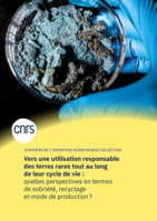 Vers une utilisation plus responsable des terres rares tout au long de leur cycle de vie: Quelles perspectives en termes de sobriété, recyclage et mode de production ?