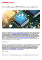 Dynamic risk management lifts ESG in Semiconductor supply chains