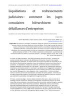 Liquidations et redressements judiciaires : comment les juges consulaires hiérarchisent les défaillances d’entreprises