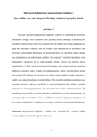 Microlevel judgments of organizational legitimacy: How validity cues and categorical fit shape evaluators' propriety beliefs