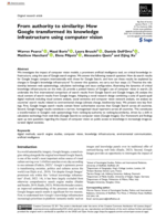 From authority to similarity: How Google transformed its knowledge infrastructure using computer vision