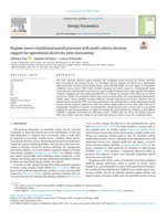 Regime-aware conditional neural processes with multi-criteria decision support for operational electricity price forecasting