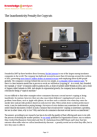The Inauthenticity Penalty for Copycats