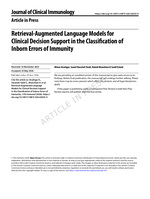 Retrieval-Augmented Language Models for Clinical Decision Support in the Classification of Inborn Errors of Immunity