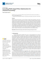 Cascading Multi-Agent Policy Optimization for Demand Forecasting
