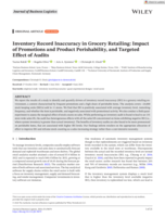 Inventory record inaccuracy in grocery retailing: Impact of promotions and product perishability, and targeted effect of audits
