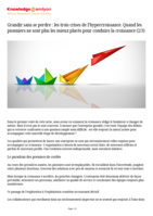 Grandir sans se perdre : les trois crises de l'hypercroissance. Quand les pionniers ne sont plus les mieux placés pour conduire la croissance (2/3)