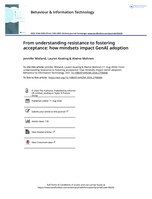 From understanding resistance to fostering acceptance: how mindsets impact GenAI adoption