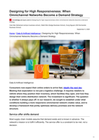 Designing for High Responsiveness: When Omnichannel Networks Become a Demand Strategy