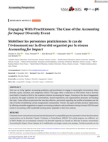 Engaging With Practitioners: The Case of the Accounting for Impact Diversity Event
